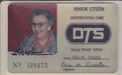 My Grandmother's Bus Pass