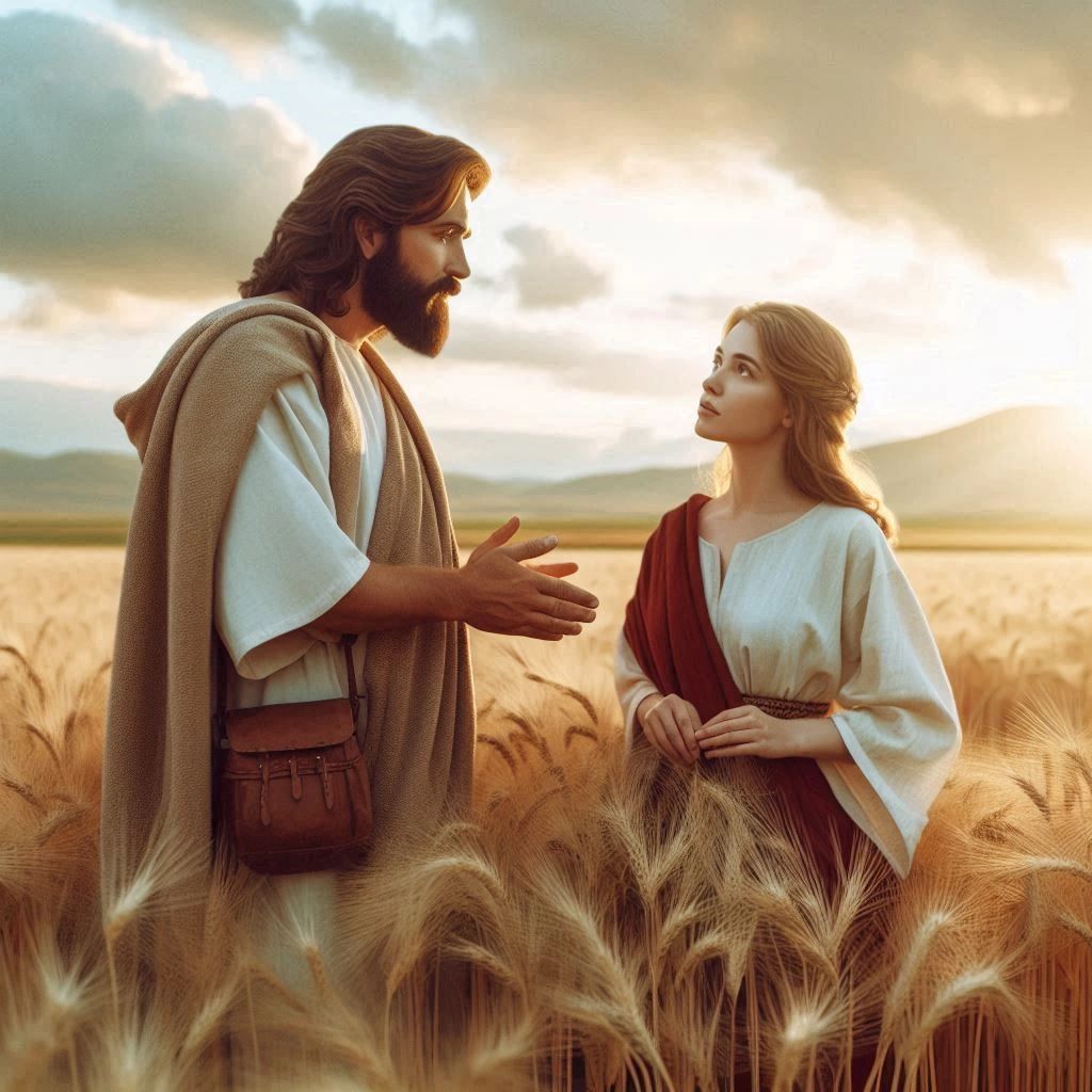 Ruth Meets Her Kinsman Redeemer
